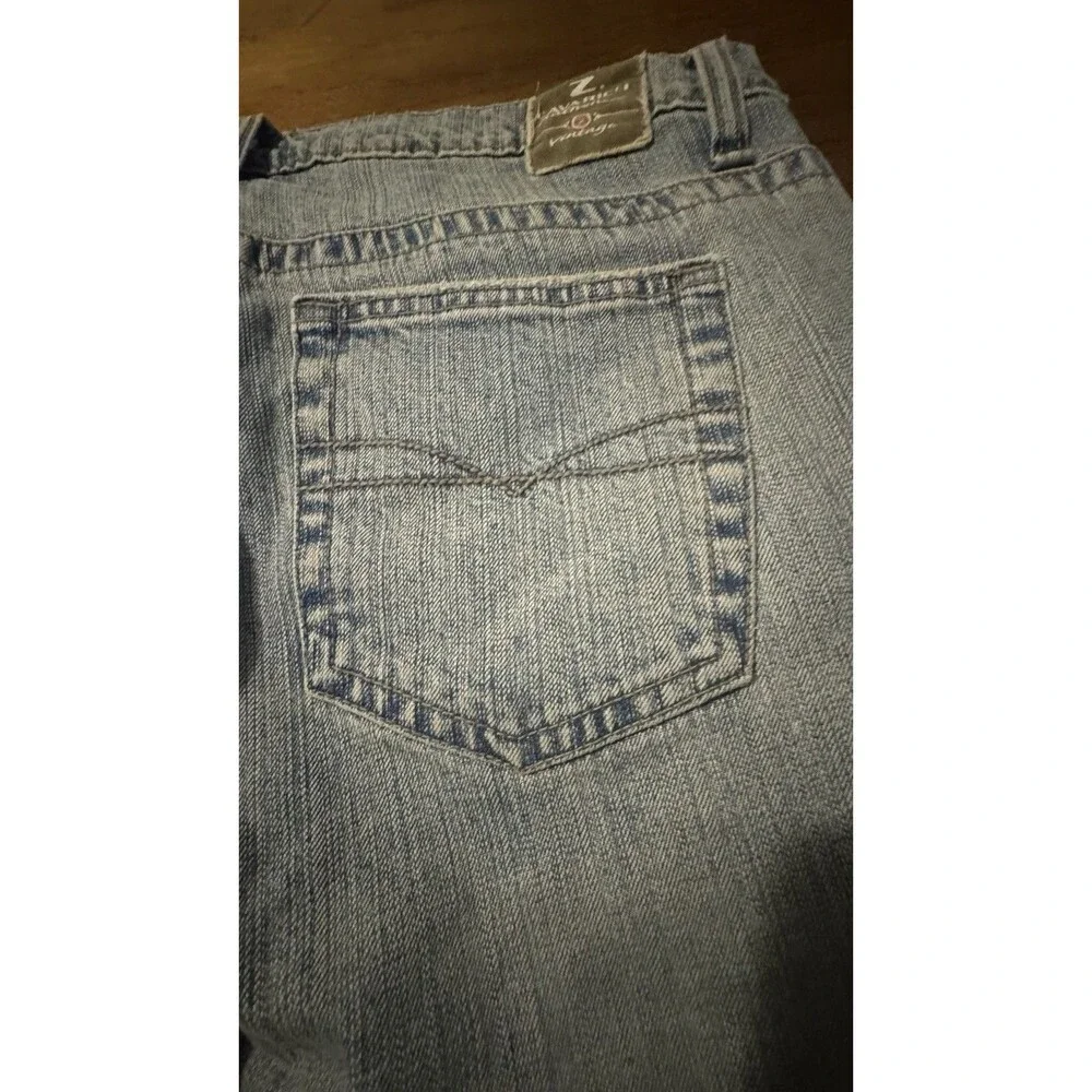 Z. Cavaricci Women's Jeans Embroidered Stretch Vintage Size 10 X 34 NWT - Picture 2 of 9